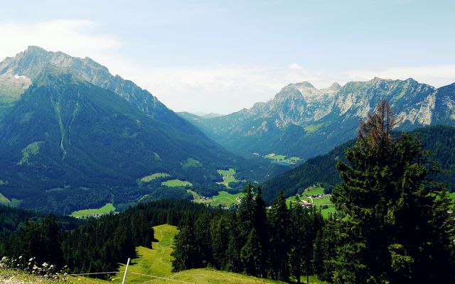 Camping in den Tälern der Berchtesgadener Alpen                                               